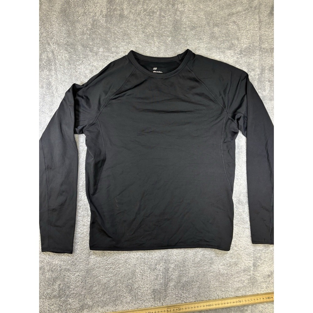 All In Motion Men's quick dry stretch long sleeve T-shirt XL 0726